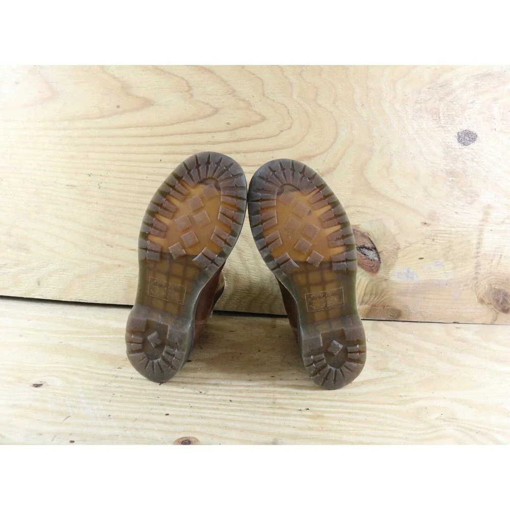 Dr Doc Martens Boots Womens 9 Black Air Wair Chelsea 2976 Leonore Faux Fur Shoes_11